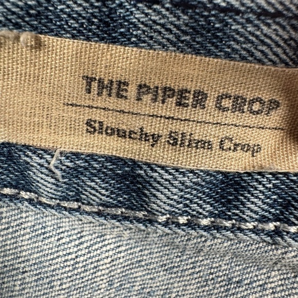 Adriano Goldschmied The Piper Crop Jeans Womens Size 31 Medium Blue Mid Rise - Picture 6 of 14